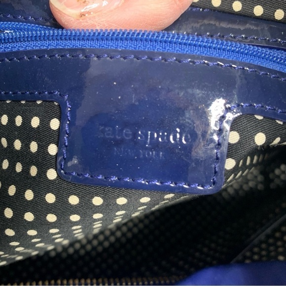 Kate Spade Stevie Royal Blue Hobo Bag - Picture 12 of 13